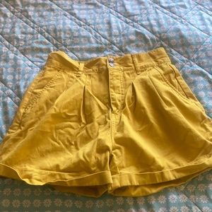 Gold lose fit shorts